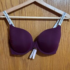 Victorias Secret tshirt‎ punch up bra sz 34D convertible straps